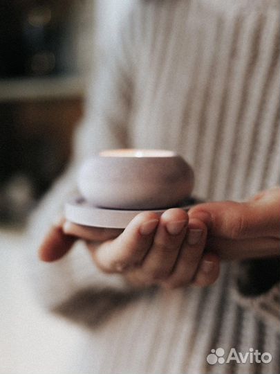 Подсвечник из гипса