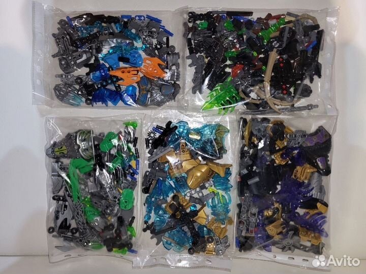 5 наборов Лего Bionicle