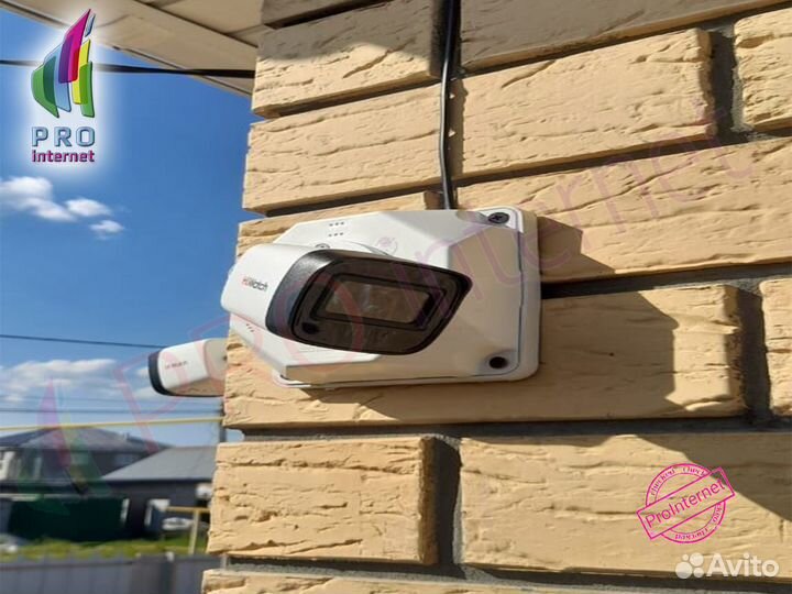 Монтаж видеонаблюдения в частный дом