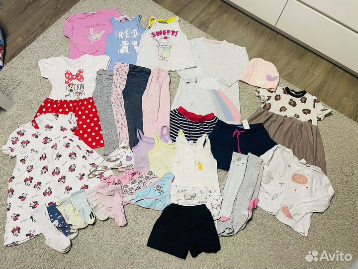 Пакет одежды на девочку р.104-110