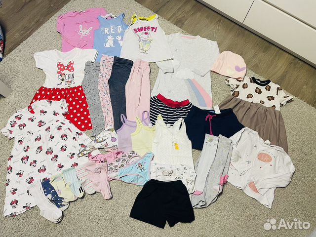 Пакет одежды на девочку р.104-110