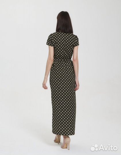 Платье на запах для пляжа, в кафе, на прогулку