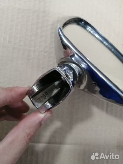 Правое зеркало газ 2402 Волга хром