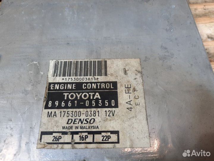 Блок управления двс toyota carina E