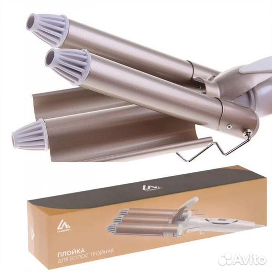 Электрощипцы Luazon Home 1165908 плойка щипцы