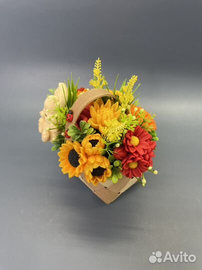 Осенний букет / Цветы воспитателю,няне / Мыло