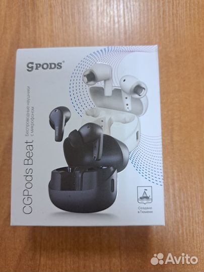 Наушники беспроводные bluetooth с микрофоном CGPod