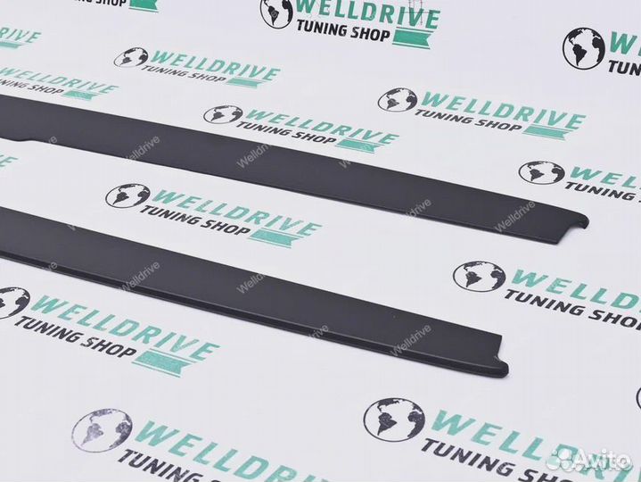 Лезвия под пороги X4 F26 без М пакета матовые