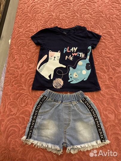 Вещи пакетом на девочку 86-92