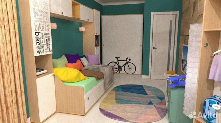 Дизайн проект детской