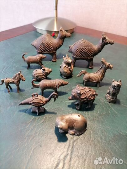 Фигурки животных бронзовые(Индия)