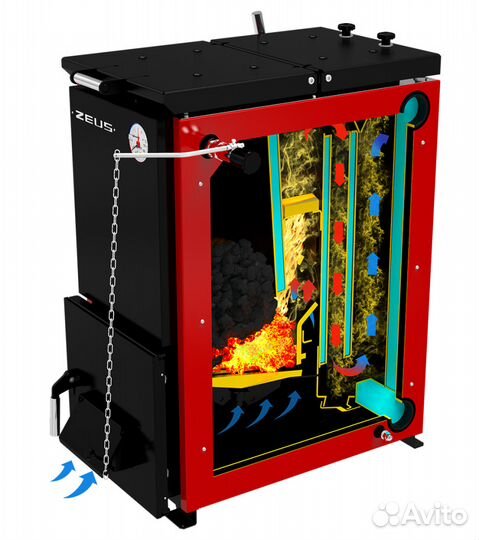 Котел твердотопливный zeus-24 (Зевс)