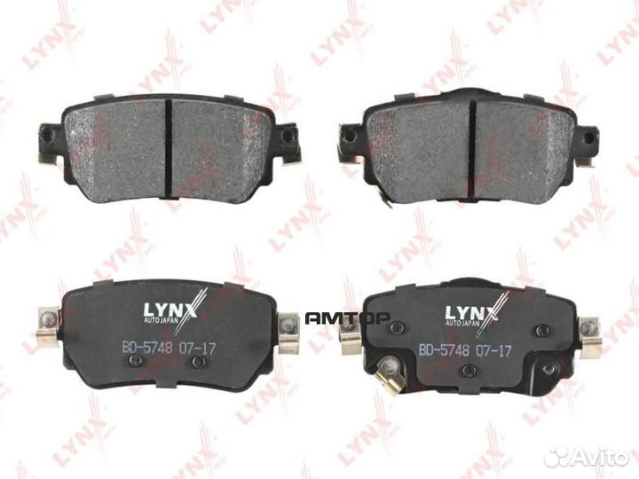 Lynxauto BD-5748 Колодки тормозные дисковые lynxau