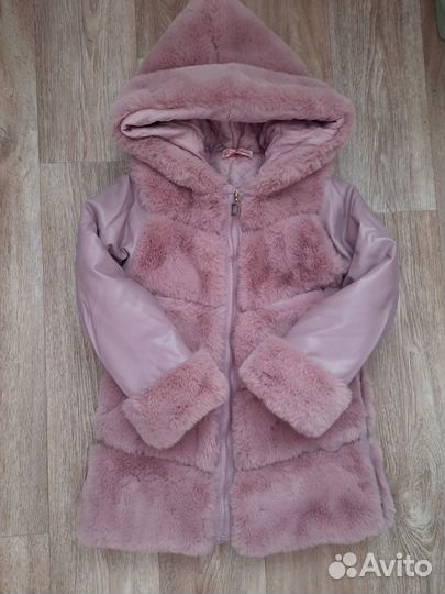 Куртка-шубка для девочки на 4-5 лет