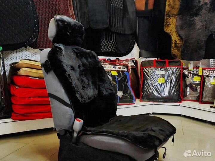 Меховые Накидки Чехлы на сиденья Toyota Rav-4 (XA50)