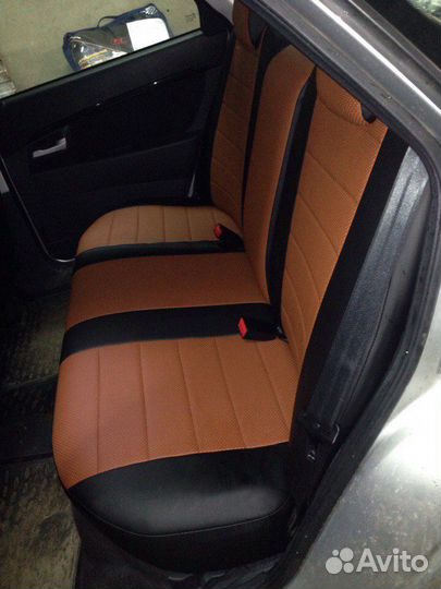 Чехлы из экокожи ромб LADA Priora от Автопилот