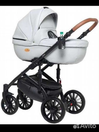 Коляска 2 в 1 эко кожа