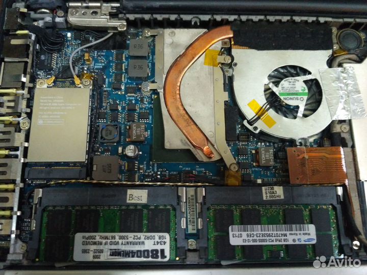 Apple MacBook A1181. Черный корпус. На запчасти