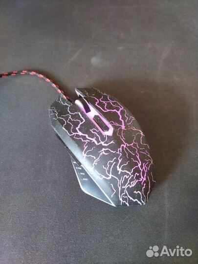 Игровая проводная мышь с подсветкой