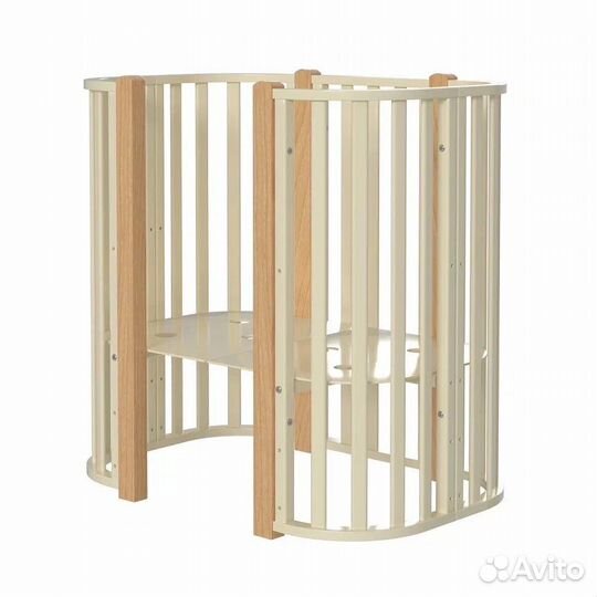 Кроватка-трансформер Marita 5в1 слоновая кость/бук