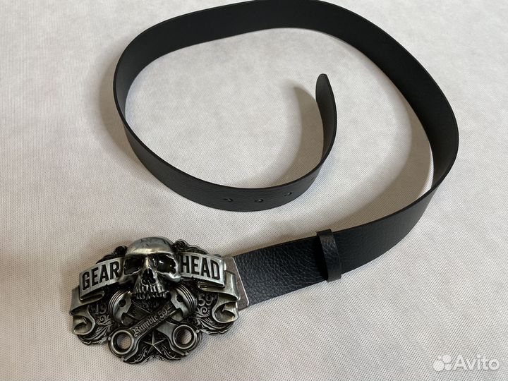 Ремень байкерский в стиле Harley Davidson