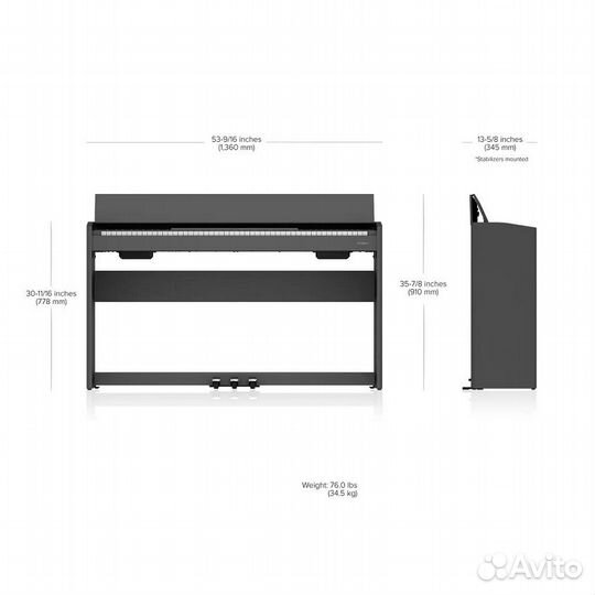 Цифровое пианино Roland F107-BKX