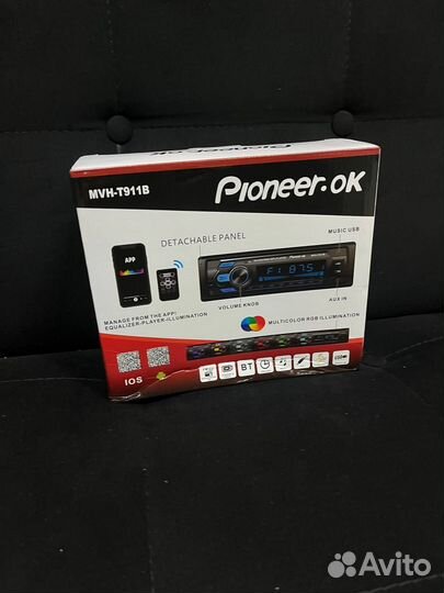 Автомагнитола pioneer mvh-911 (Арт.28173)