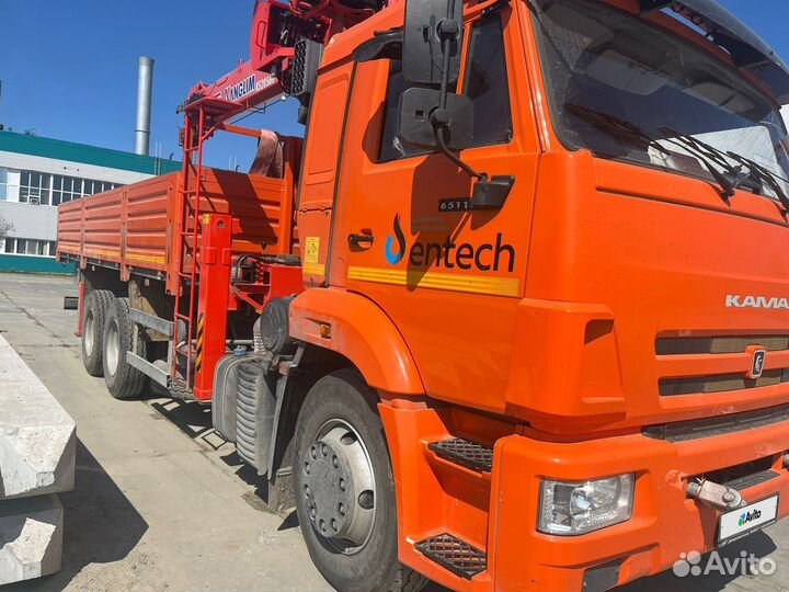 КАМАЗ 65115 с КМУ, 2021