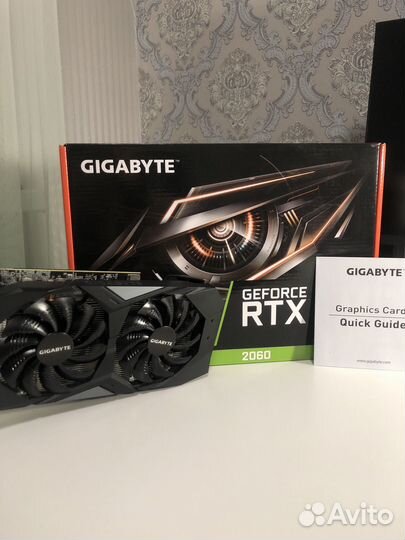 Видеокарта RTX 2060 6GB gddr6