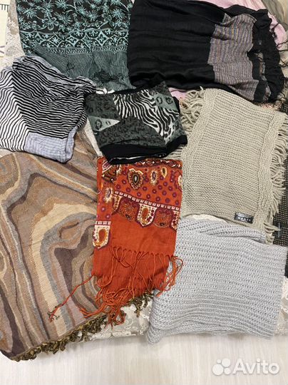 Палантины шарфы платки