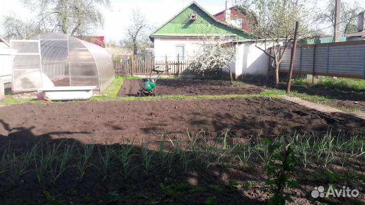 Вспашка мотоблоком