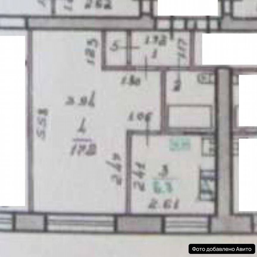 Квартира 1-комн. 29.3 м² в Заполярный г. — фото 9 из 9
