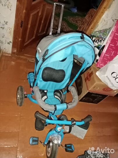 Детский трехколесный велосипед бу