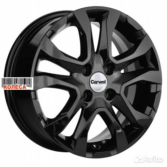 Carwel Тобол 6.0x15 4x100 ET50 Dia60.1 BL