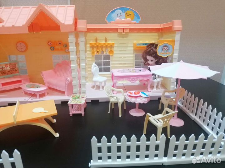 Кукольный домик с мебелью Princess house