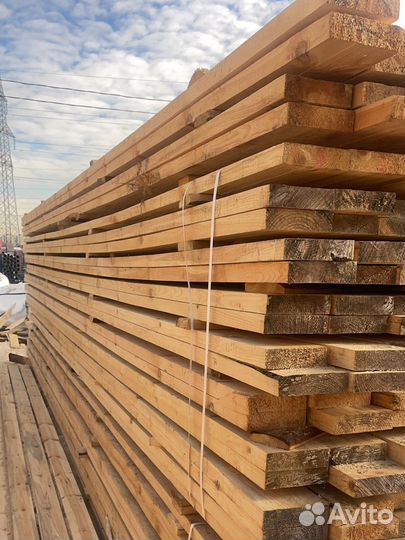 Доска обрезная 40x150x6000 мм, ГОСТ