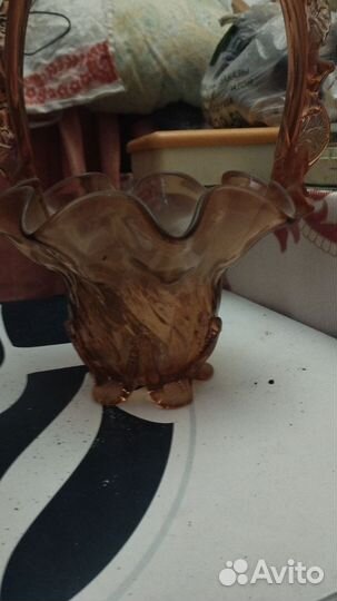 Ваза цветное стекло