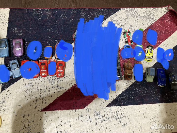Машинки из фильма Тачки 1,2,3