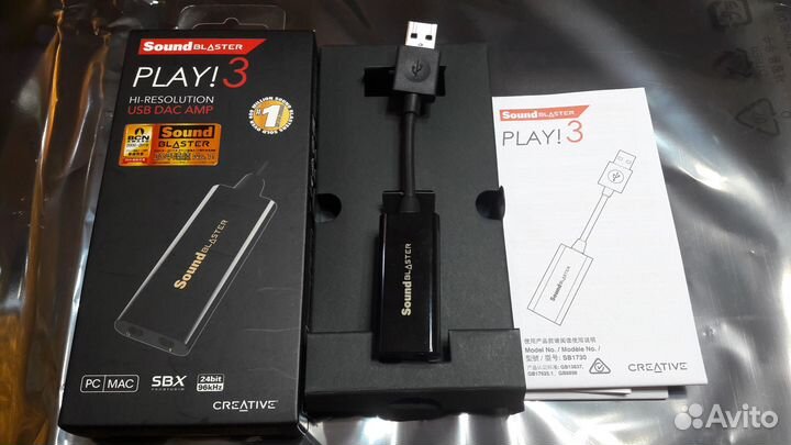 Creative Sound Blaster Play 3 усилитель ушей