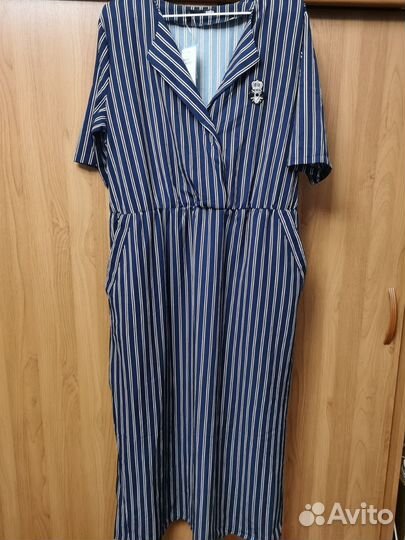 Платье-рубашка офисное платье женское Zolla XXL