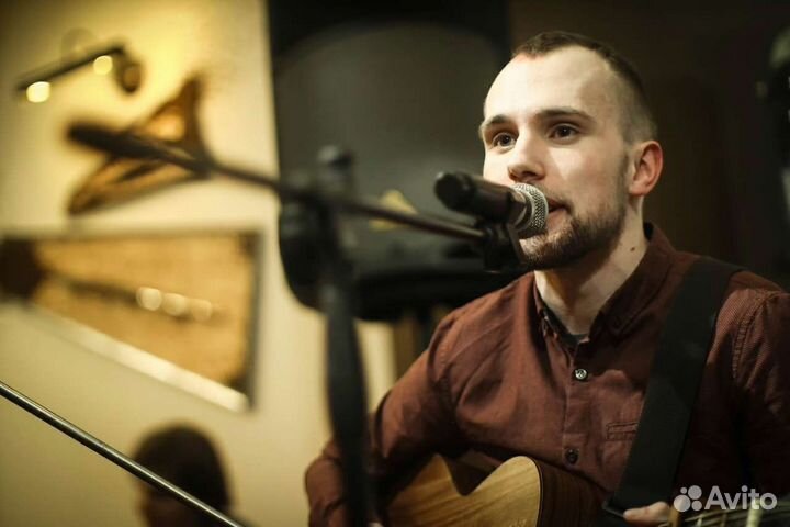 Музыкант, певец, вокалист, гитарист на мероприятие