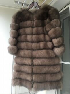 Шуба трансформер мех песец