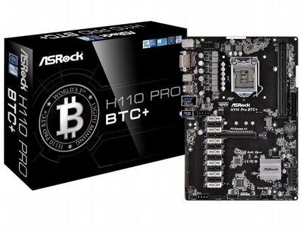 Материнская плата Asus H110 Pro BTC+