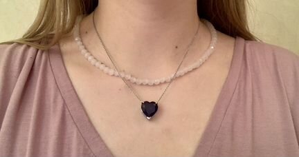 Чокер из самоцветов