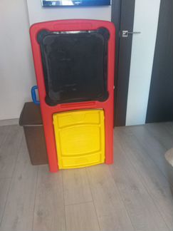 Детский двусторонний мольберт для рисования мелом