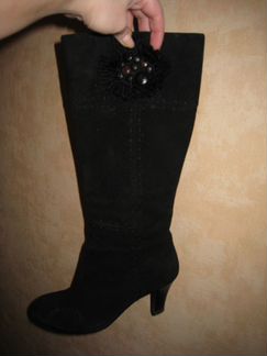 Сапоги замшевые Терволина