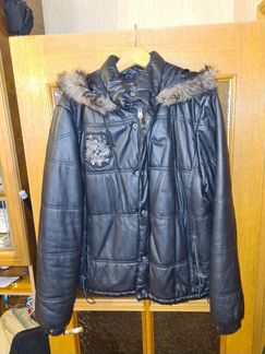 Кожанная куртка Ed Hardy