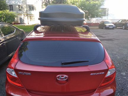 Автобокс farad crub №18 чёрный 180х78х40