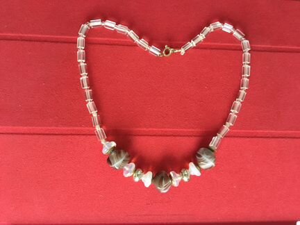 Бусы чешское стекло. Винтаж