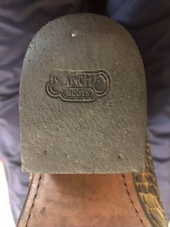 Сапоги казаки из кожи питона